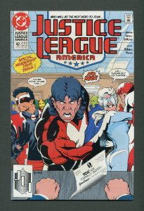 Justice League America #42  / 9.4 NM - 9.6 NM+  /  September 1990