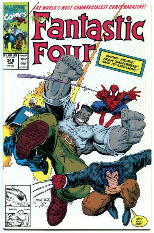 FANTASTIC FOUR #347 NM 348 VF 349  NM, Hulk , Wolverine, Spider-man