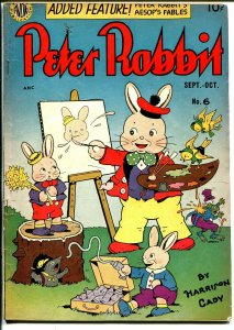 Peter Rabbit #6 1949-Avon-last Harrison Cady issue-Aesop's Fables-FN+
