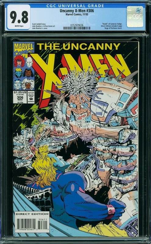 X-Men #306 (1993) CGC 9.8 NM/MT