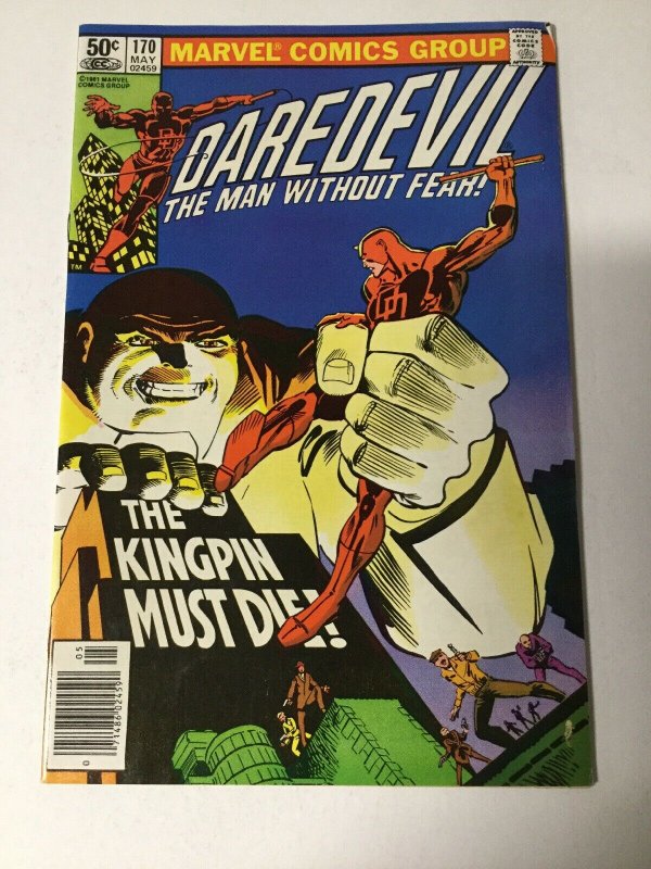 Daredevil 170 Vf/Fn Very Fine/Near Mint 9.0 Marvel