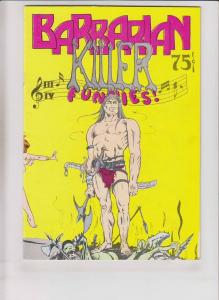 Barbarian Killer Funnies #1 VF conan spoof bud plant underground comix 1974