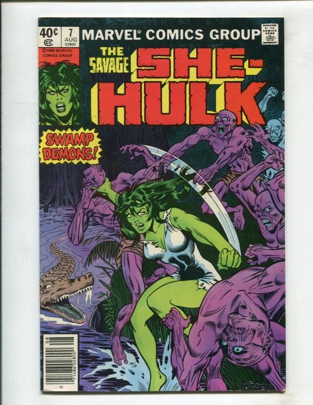 SHE-HULK #7 (8.0) ZOMBIES!! DISNEY+ SHOW COMING!! 1980 