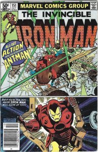 Iron Man #151 Newsstand Edition (1981)