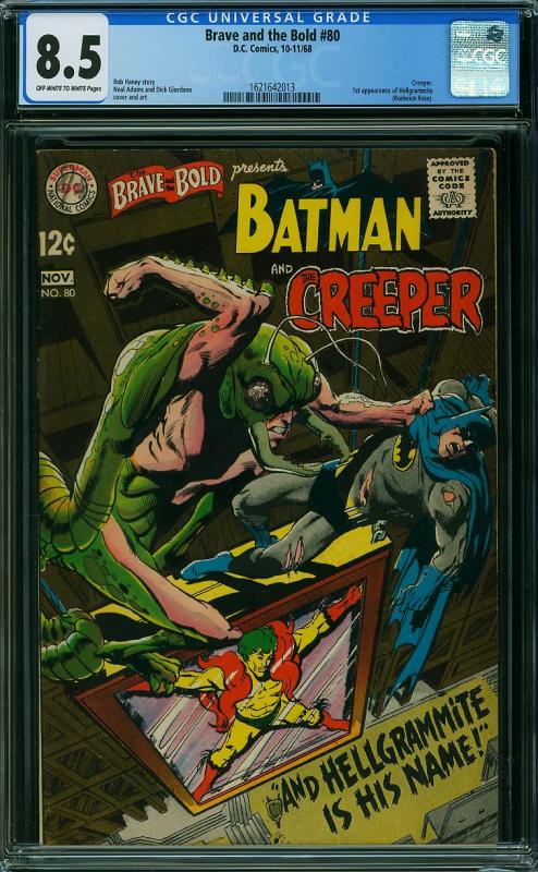 Brave and the Bold #80 (DC, 1968) CGC 8.5