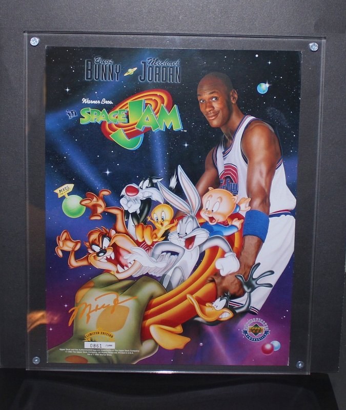 Michael Jordan Space Jam Upperdeck Limited Edition Print MINT 1996