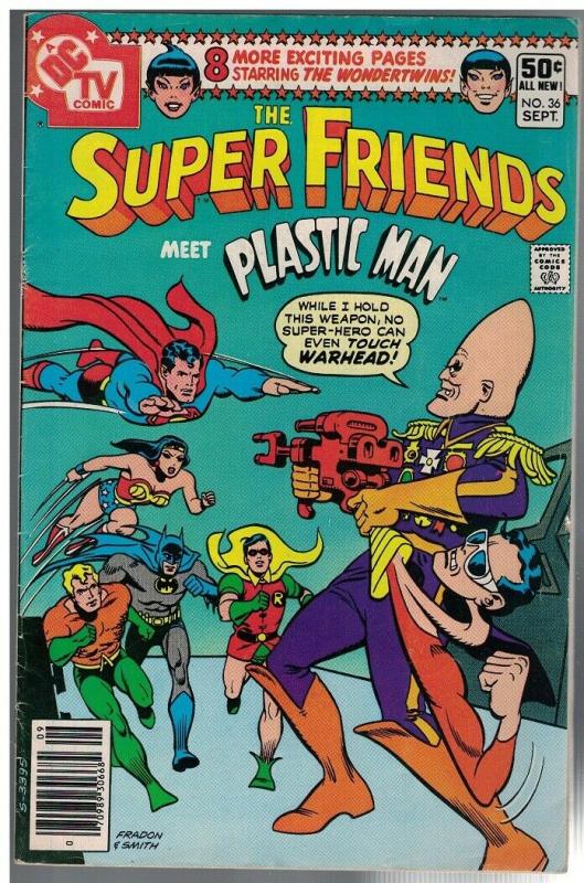 SUPER FRIENDS (1976-1981) 36 VG Sept. 1980