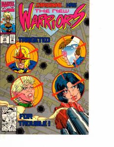 Lot Of 2 Comic Books Marvel New Warriors #35 and #37 Thor Ironman     ON10