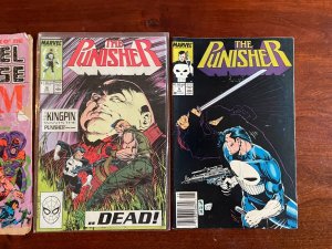 3 Marvel Comic Books Punisher # 9 16 + Universe # 6 Hulk Thor Iron Man 64 J817