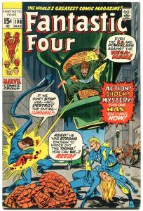 FANTASTIC FOUR #108-MEGA-MAN-LAST KIRBY ISSUE-MARVEL  VF
