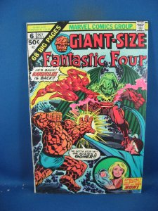 GIANT SIZE FANTASTIC FOUR  6 F-  1975 MARVEL