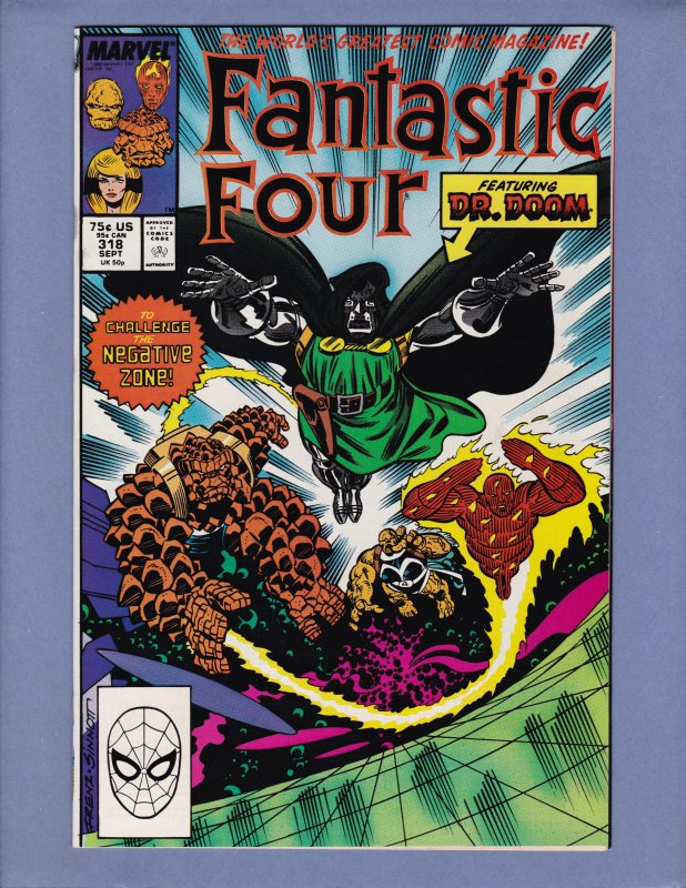 Fantastic Four #318 NM Dr Doom Marvel 1988