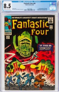 Fantastic Four #49 (Marvel, 1966) CGC VF+ 8.5 Off-white to white pages.