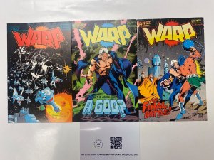 3 Warp Special FIRST COMIC BookS #17 18 19 15 KM6