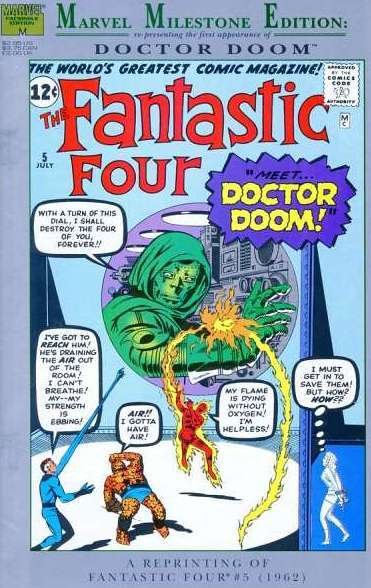 Marvel Milestone Edition Fantastic Four #5, VF+ (Stock photo)