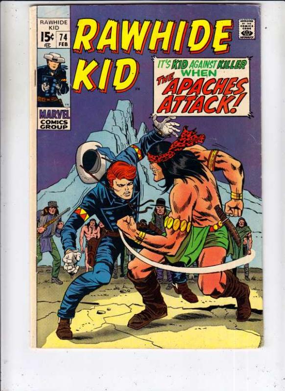 Rawhide Kid #74 (Feb-70) FN/VF Mid-High-Grade Rawhide Kid