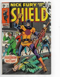 Nick Fury, Agent of SHIELD #15  (1969) FN-VF