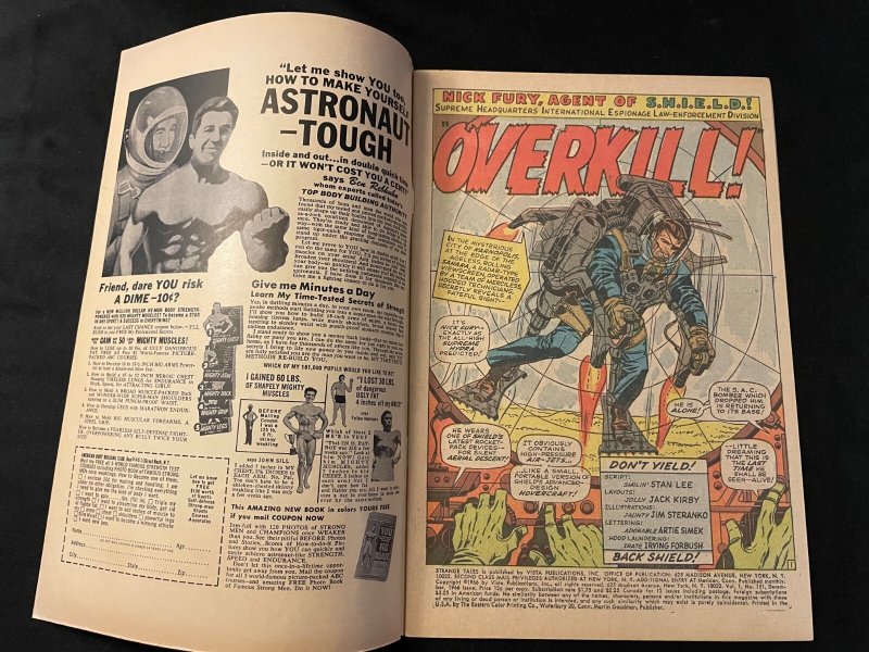 STRANGE TALES #151  First Steranko Art at Marvel, VG+ Condition