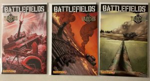 Battlefields Tankies set #1-3 cover 1B 3 diff 6.0 (2009)