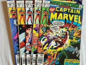 Captain Marvel   LOT of 15 comics for one price    Including #50    (1972)  