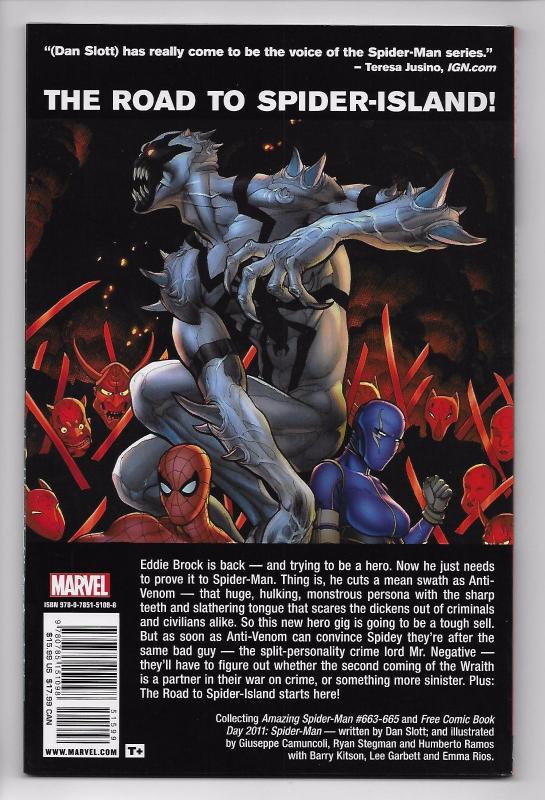 Amazing Spider-Man Return of Anti-Venom TPB Graphic Novel (Marvel) - New!