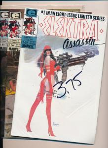 Epic Comics / Marvel ~ ELEKTRA Assassin #1,2,3 ~ 1986 VF/NM (HX815)