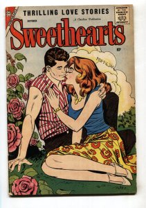 Sweethearts #45--1958--Charlton--Romance--striking cover art--comic book