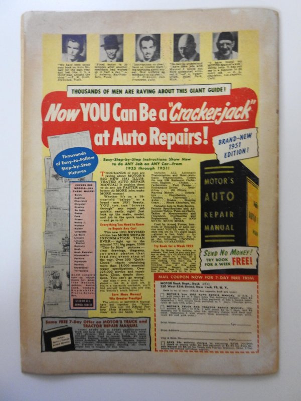 T-Man #2 GD+ Condition! Moisture damage, Rusty bottom staple