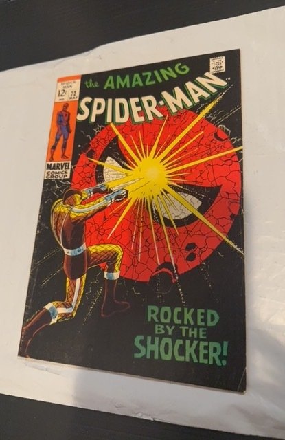 The Amazing Spider-Man #72 (1969)Rocked by Romita’s Shocker