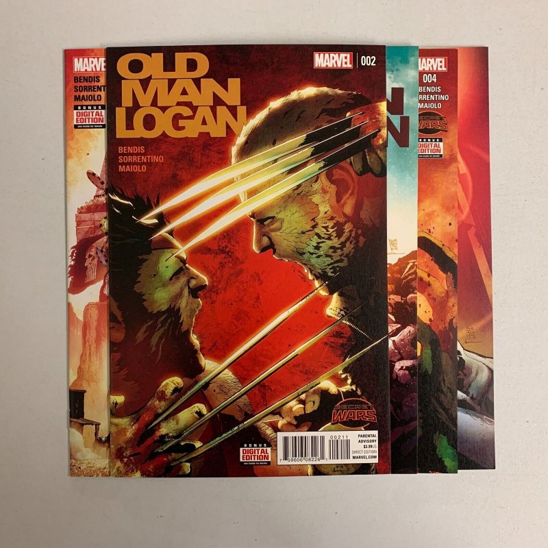 Secret Wars Old Man Logan #1-5 Set (Marvel 2015) Brian Michael Bendis (9.0+) 