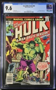 Incredible Hulk #206 1976 Marvel Comics CGC 9.6 White Pages 014