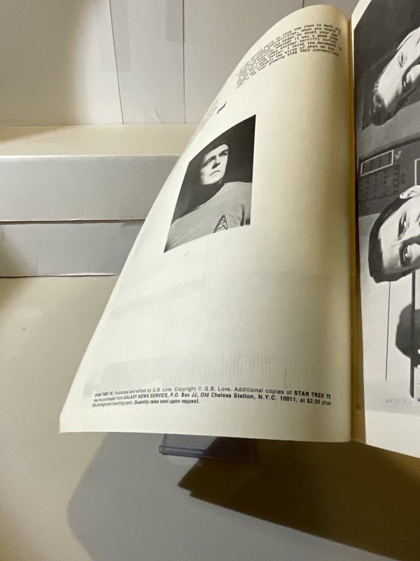 Star Trek ‘75  fan club magazine/convention program  F/VF