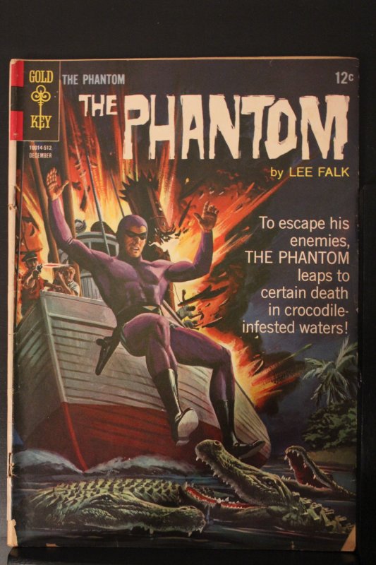 The Phantom #15 (1965) Mid-Grade FN Explostion cover wow!