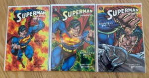 Superman Doomsday Hunter Prey #1, 2, 3 Complete Set DC Comics 1994 Dan Jurgens