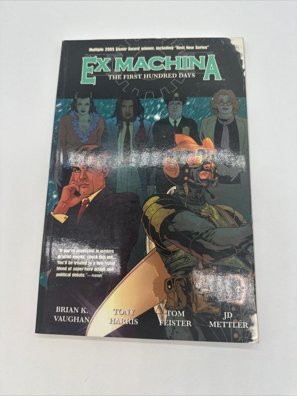 Ex Machina Volume 1 First Hundred Days GN Brian K Vaughan Tony Harris Saga NM