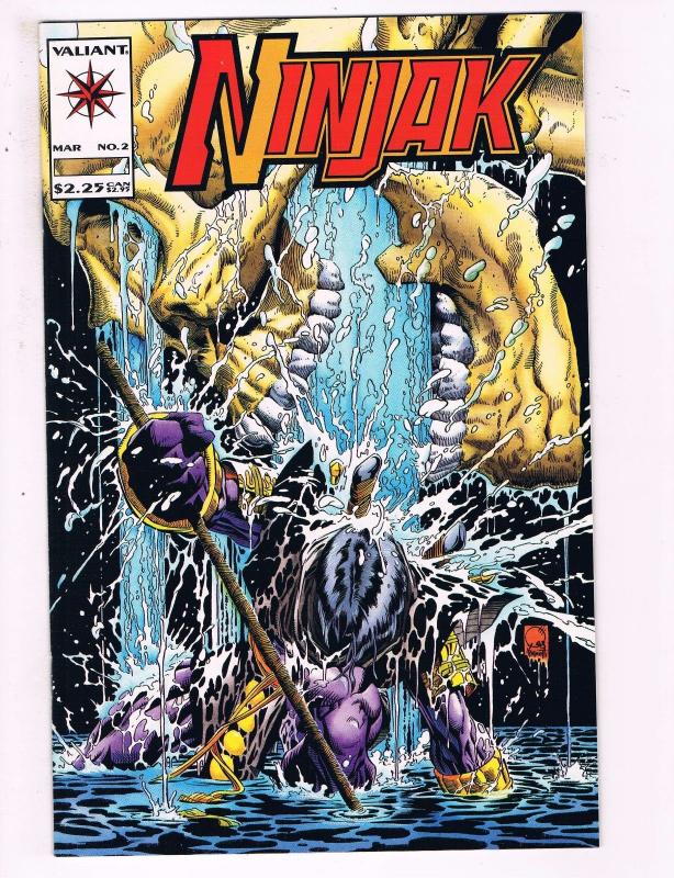 Ninjak #2 VF Valiant Comics Comic Book March 1994 DE18