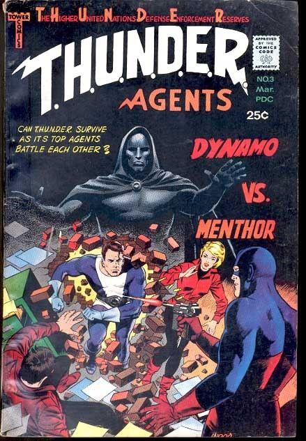 THUNDER AGENTS #3-DYNAMO/MENTHOR-COMIC FN