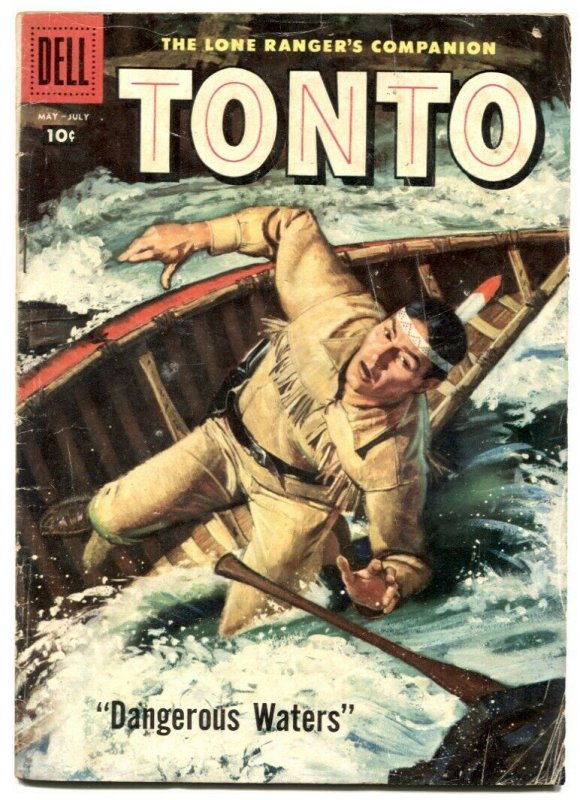 Tonto #31 1958- Dell Western- Lone Ranger's companion G