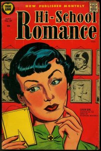 Hi-School Romance #39 1955- Harvey Comics- Cover Girl VG