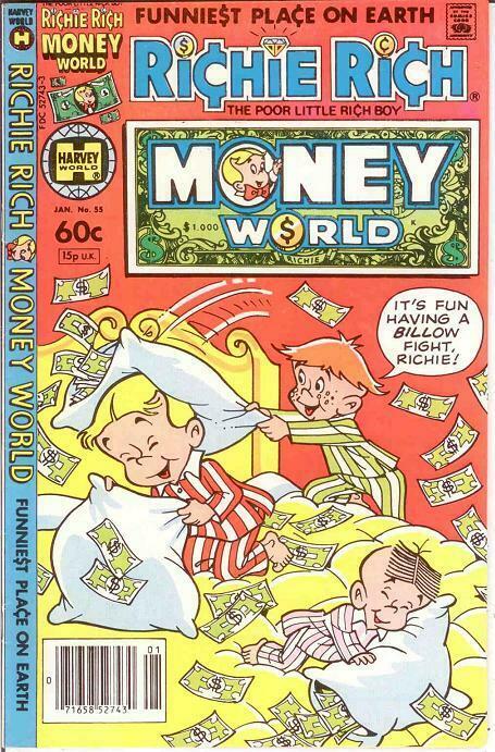 RICHIE RICH MONEY WORLD (1972-1982) 55 VF-NM Jan. 1982 COMICS BOOK