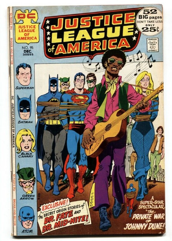 JUSTICE LEAGUE OF AMERICA #95 1971-JOHNNY DUNE-FN-