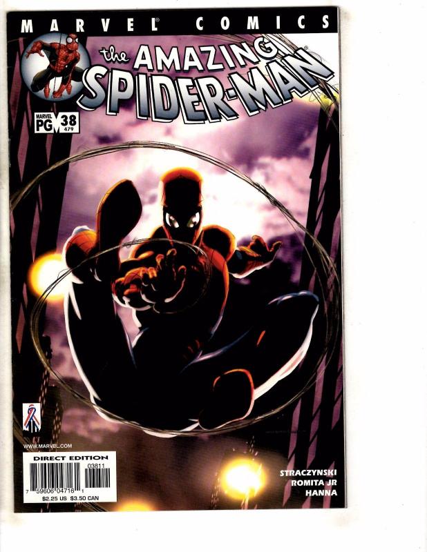 5 Amazing Spider-Man Marvel Comic Books # 478 479 480 481 482 VF-NM Range J268