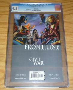 Civil War: Front Line #1 CGC 9.8 marvel's avengers - captain america vs iron man