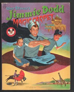 Walt Disney's Jimmy Dodd Magic Carpet Coloring Book #1170  1957 - Whitman  -F...