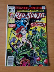 Red Sonja #4 ~ VERY FINE - NEAR MINT NM ~ 1977 Marvel Comics