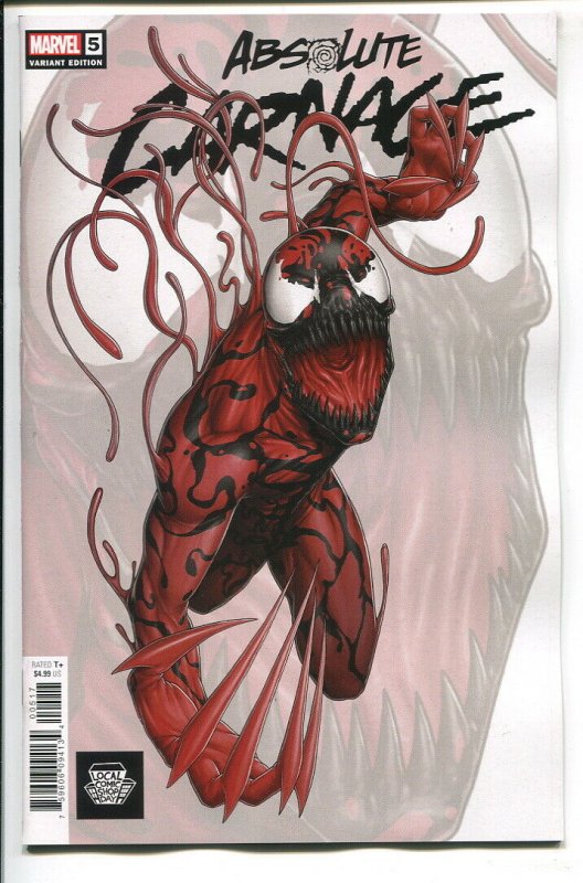 ABSOLUTE CARNAGE (2019 MARVEL) #5 VARIANT LCSD 2019 STEGMAN F00725