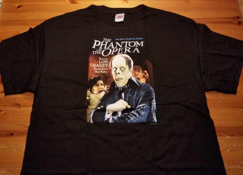 Classic Phantom of the Opera Movie. Lon Chaney T-Shirt XL NOS w/ Tags Impact