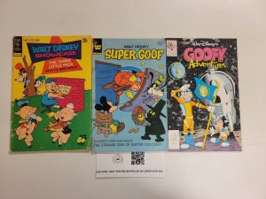 3 Comics #5 Goof Adventures + #72 Super Goof + #15 Walt Disney Showcase 36 TJ31