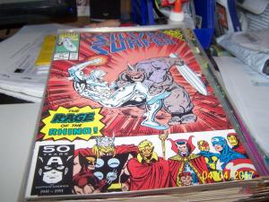 Silver Surfer #54 (Sep 1991, Marvel) thanos infinity gauntlet warlock soul gems