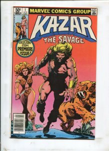 KAZAR: THE SAVAGE #1 A NEW DAWN..A NEW WORLD (8.0) 1981